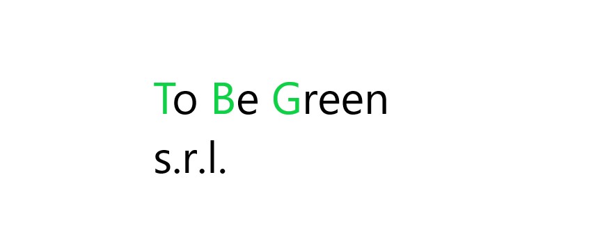 To Be Green S.r.l.